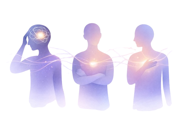 Illustration representing clarity and self-reflection